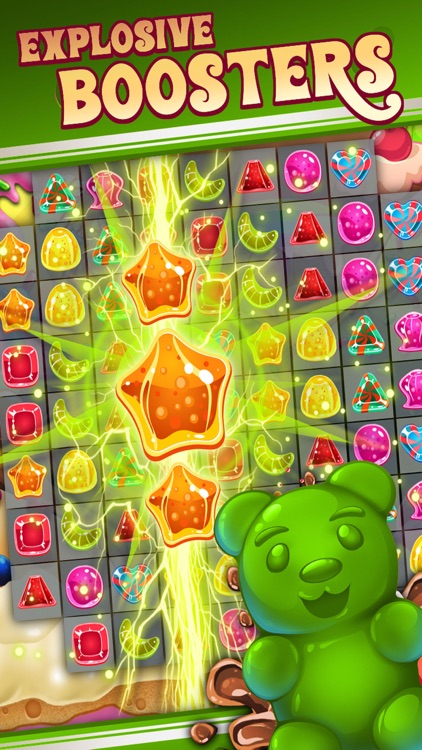 Soda Gummy Bears - Crush Match 3 Gummy Candy Game By Eran Manger