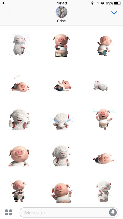 Couplemoji: Pig & Sheep