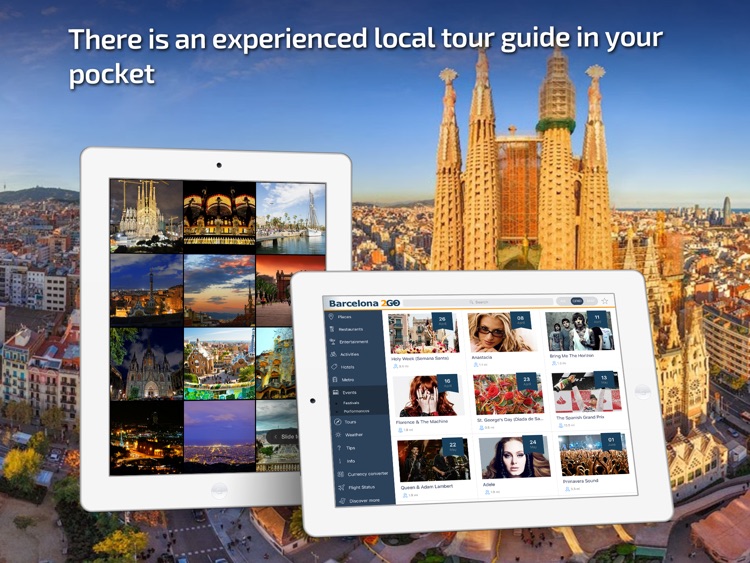 Barcelona Travel Guide & offline city map