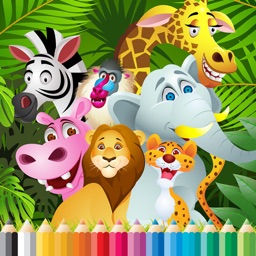 Total Animals Coloring Book - for Kid