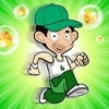 Mr pean Run in Candy world -  free Games