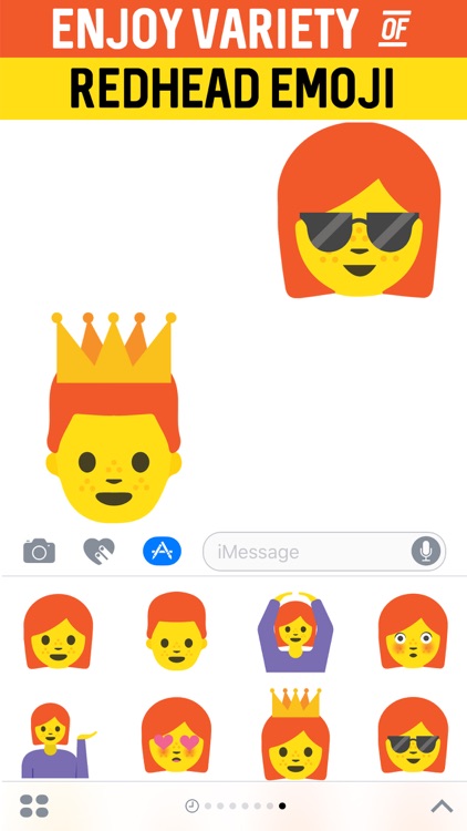 Redhead Emoji Stickers