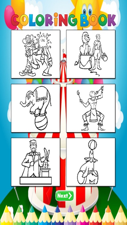Circus Coloring Book - Activities for Kid