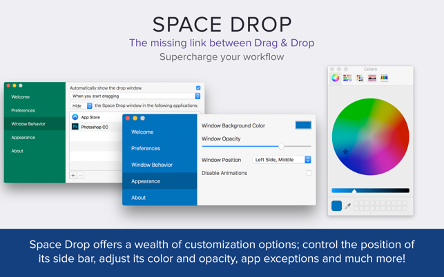 ‎Space Drop: Better Drag & Drop Screenshot