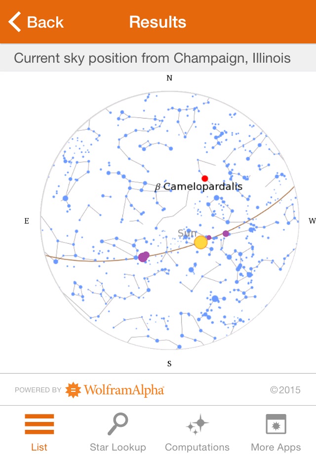 Wolfram Stars Reference App screenshot 4