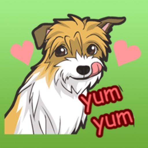 Funny Terrier Dog Stickers icon