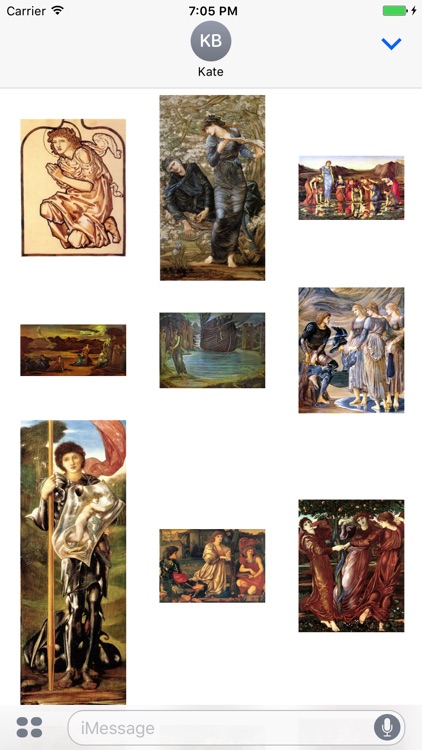 Edward Burne Jones Artworks Stickers