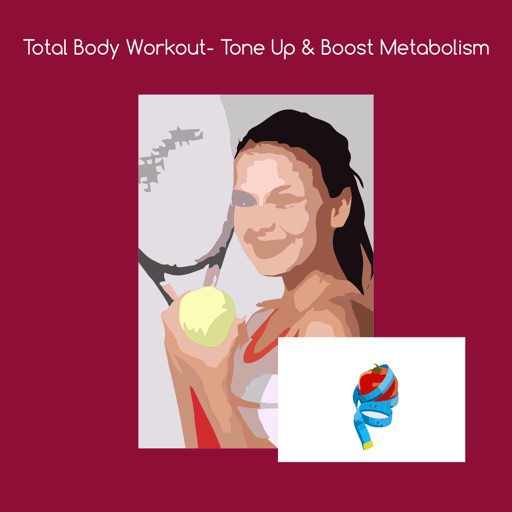 Total body workout tone up and boost metabolism icon