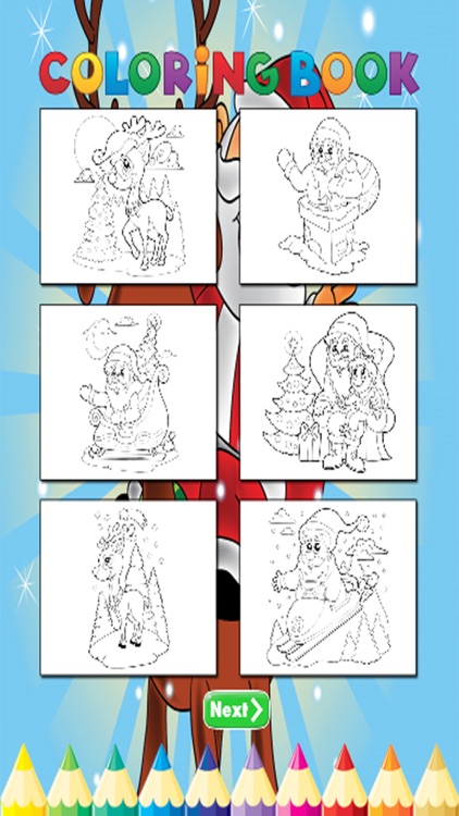 Christmas Day Coloring Book - Paint for Kids