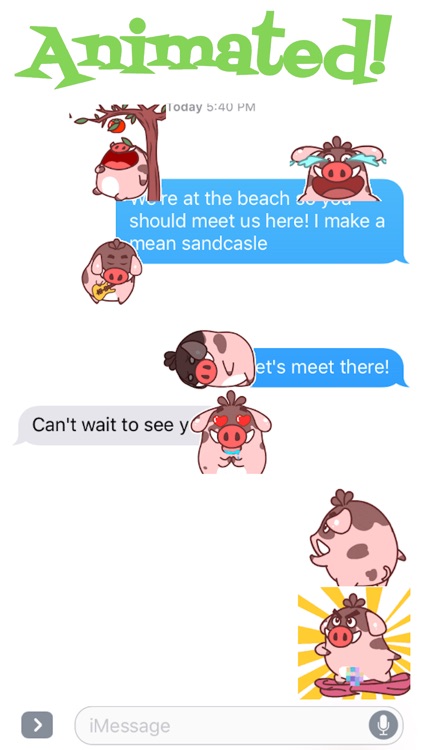 Funny Boar Animated