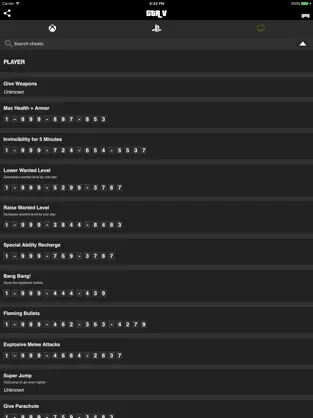 Snímek obrazovky 3 Cheats for GTA 5 + iphone