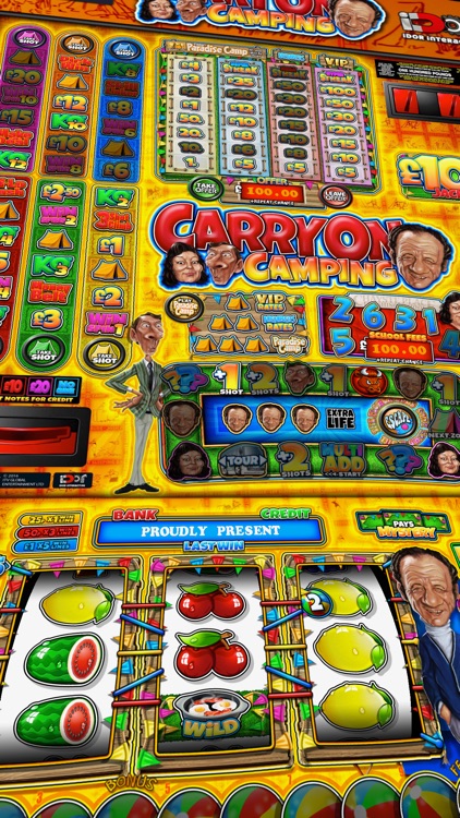 Carry On Camping - The Real Pub Fruit Machine