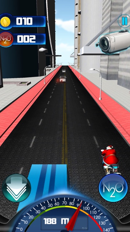 Santa Motorbike Racer Pro