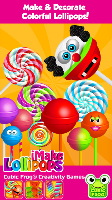 iMake Lollipops - Free Lollipop Maker by Cubic Frog Apps! More