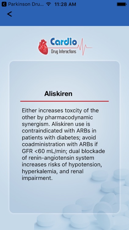 Cardiology Drug Interactions screenshot-4