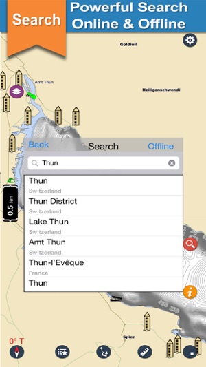 Thun & Brienz Lake offline nautical boaters chart(圖3)-速報App