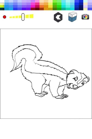 Skunk Drawing Game For Kids screenshot 2
