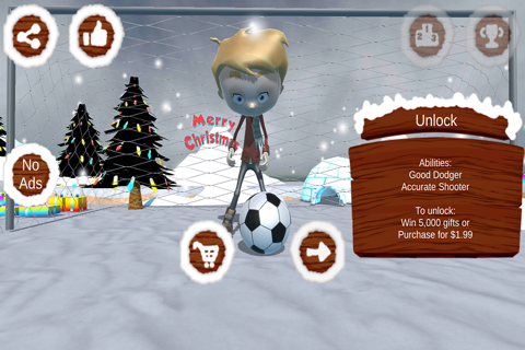 Santa Goalkeeper screenshot 2
