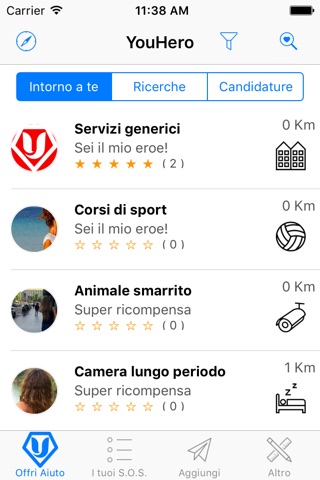 YouHero App screenshot 2