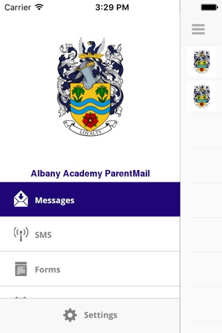 Albany Academy ParentMail (PR7 3AY) screenshot 2