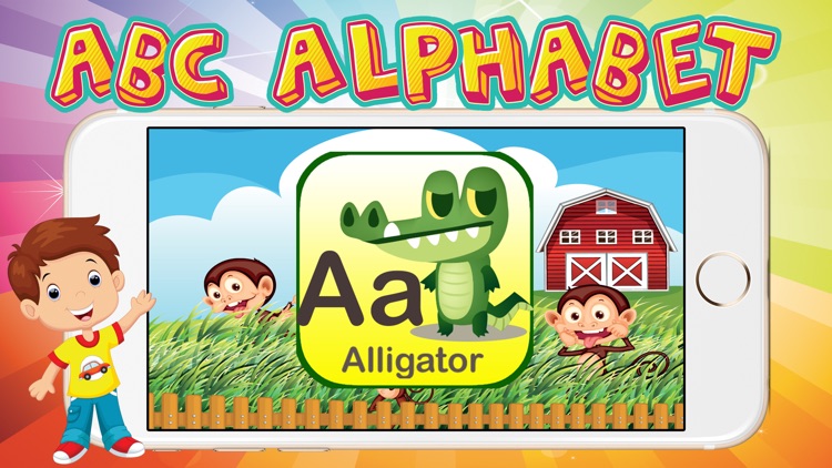 ABC Alphabet Animal Flashcards Game for Kids Free screenshot-4