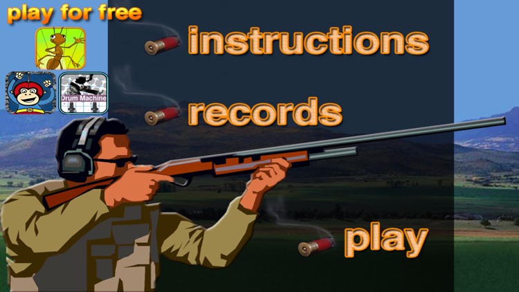 Clay pigeon shooting