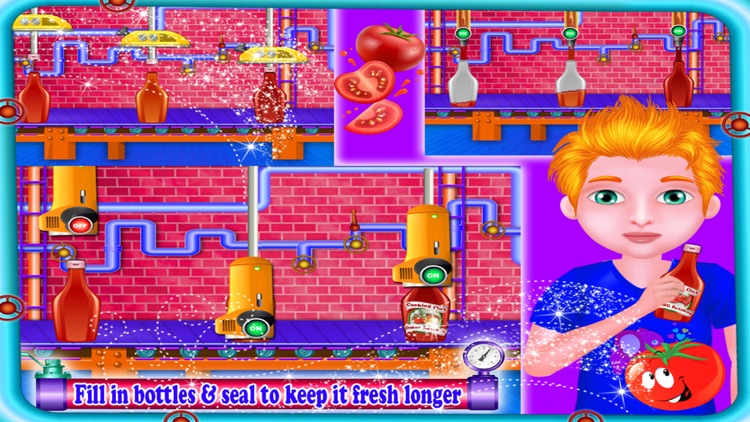 Ketchup Factory Cooking Games screenshot-3