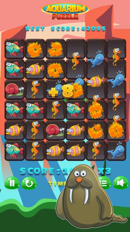 Aquarium Fish Puzzle Mania - Match 3 Game for Kid