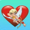 Cupid Love Stickers For Valentine