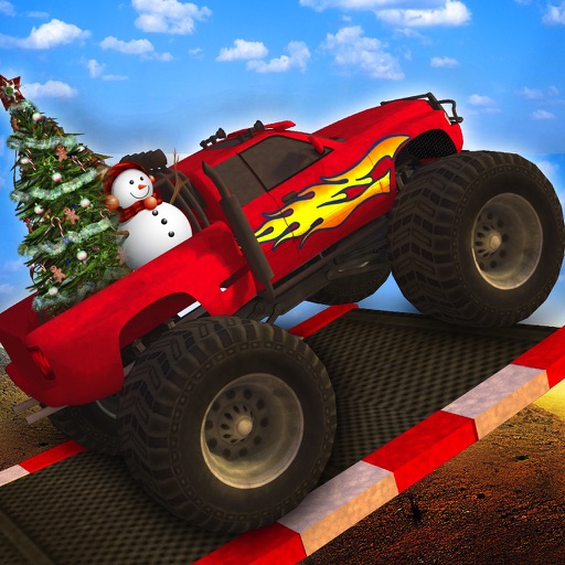 Extreme x-mas car stunt racing iOS App