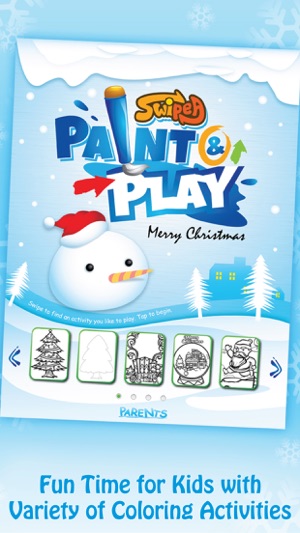 Paint & Play Christmas, Coloring Book For Kids(圖2)-速報App