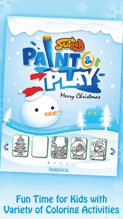 Paint & Play Christmas, Coloring Book For Kids