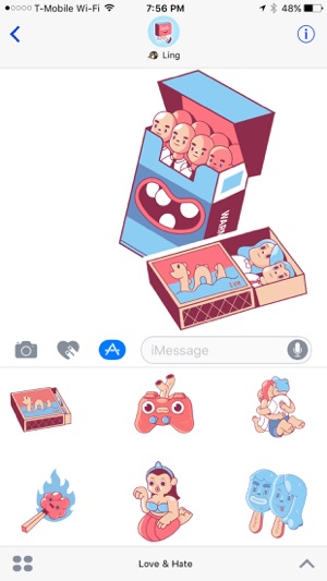 Love & Hate - Crazy Stupid Love Sticker Pack(圖5)-速報App