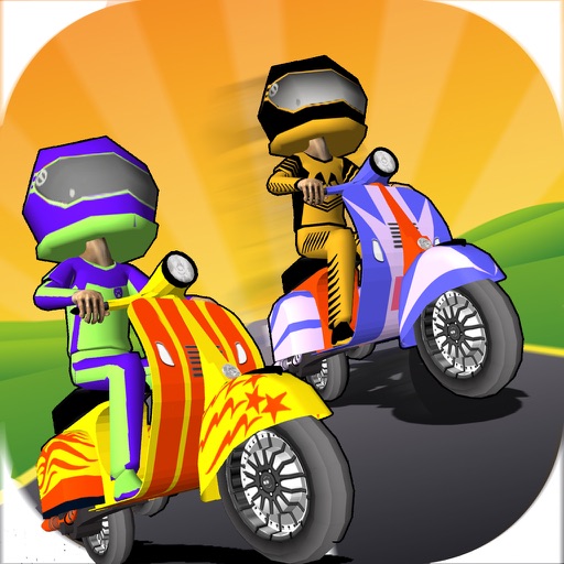 Scooter Bike Racing - Free 3D Scooter Bike Racing icon