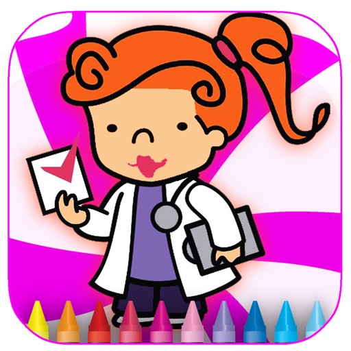 Free Coloring Book Game Doc Friendly Edition Icon