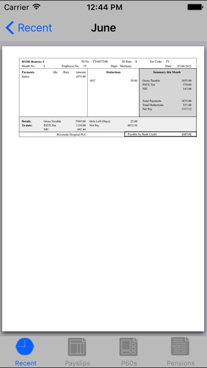 IRIS OpenPayslips