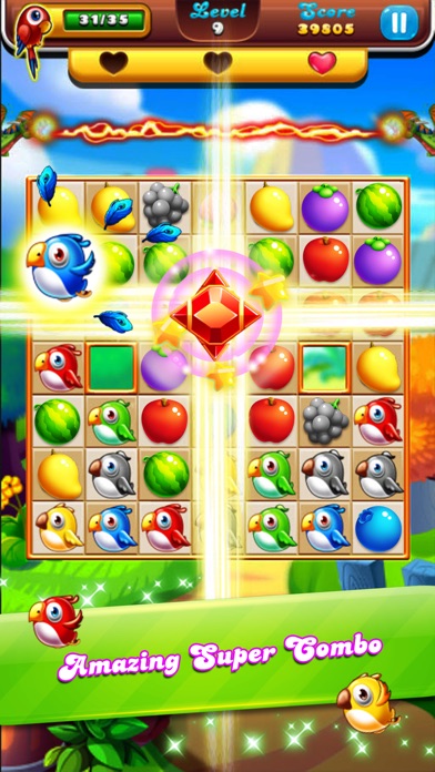 FARM FRUITS & PETS - MATCH 3 HERO MANIA 1.0 IOS GAME GIẢI TRÍ FARM FRUITS & PETS - MATCH 3 HERO MANIA 1.0 IOS