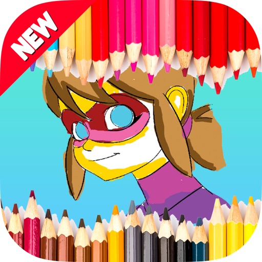 Kids Coloring Drawing for Ladybug & Cat Noir iOS App