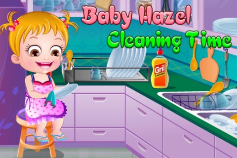 Baby Hazel : Cleaning Time screenshot 3