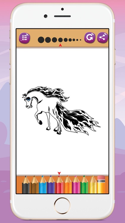 Game For Kids  Pony Coloring Book screenshot-3