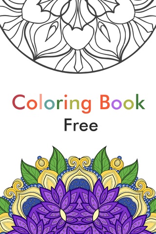 Adult Color Therapy Pages - Flower Coloring Book screenshot 4