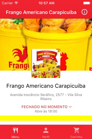 Frango Americano Carapicuíba Delivery screenshot 2