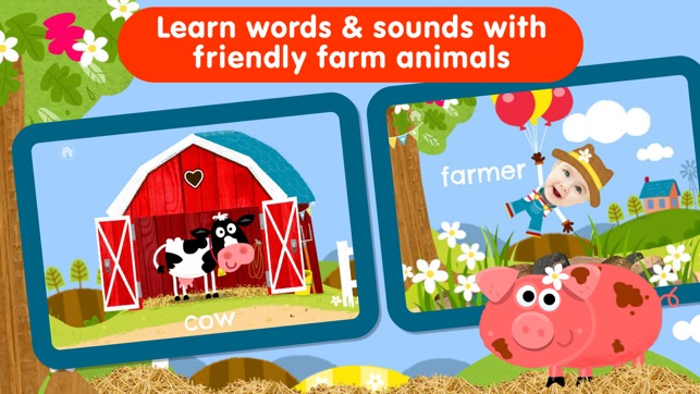 Peek a Boo Farm Animals Sounds(圖2)-速報App