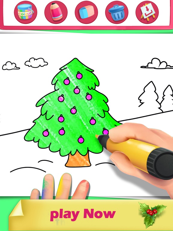 Christmas Colouring Book screenshot 4