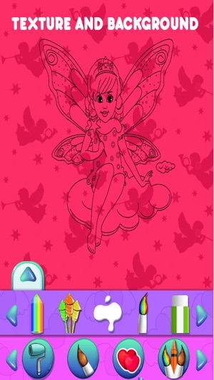 Angel Kids Coloring Book(圖4)-速報App