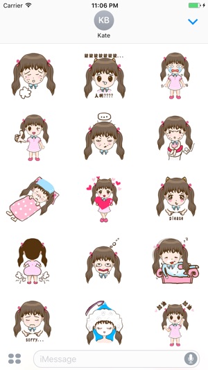 Selena The Naughty Girl English Stickers(圖2)-速報App