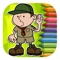 Junior Scouts Game For Coloring Page Educational