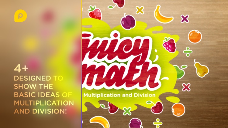 Juicy Math: Multiplication Division screenshot-0