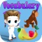 Learn english vocabulary about animals and Fruits for kids