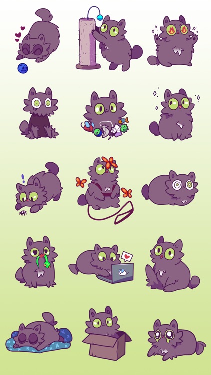 Echo the Cat Stickers